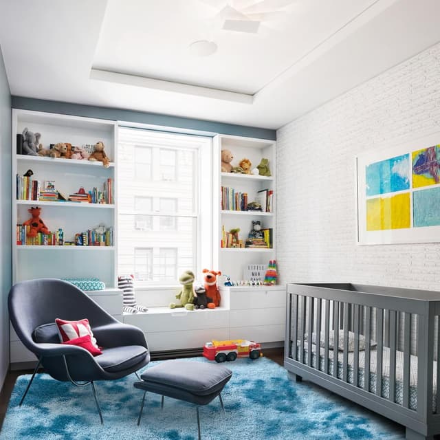 Thumbnail 5 de SOANNY Alfombra de Pelo Largo 160x230 Azul Oscuro