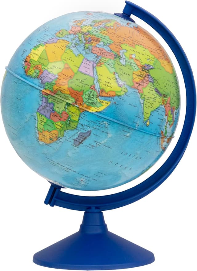 Detalle de Educational World Globe 30cm Swivel Globe