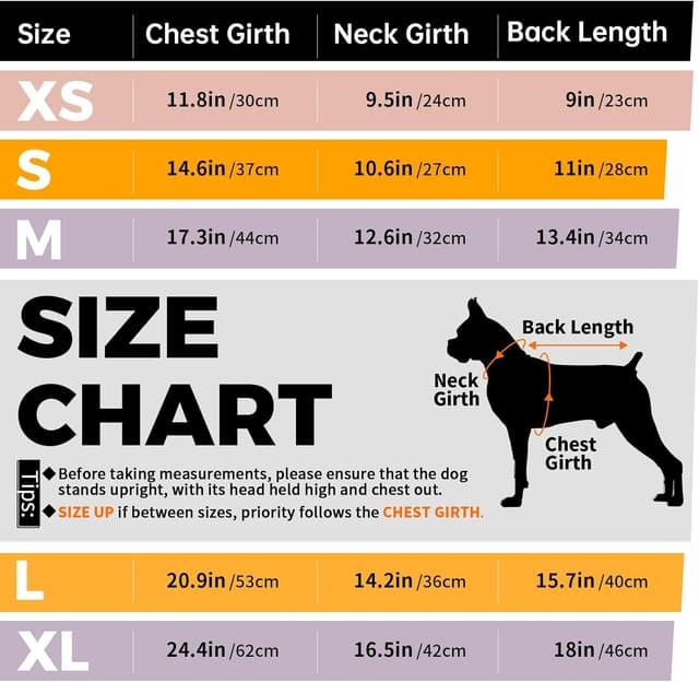 Detalle 1 de LeLePet Lelepet Turtleneck Large Dog Jumper (Rainbow L) – warm knitted turtleneck dog pullover dress