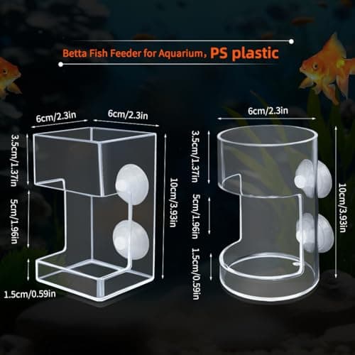 Thumbnail 1 de Acrylic Automatic Feeding Ring for Fish Tank 🎣