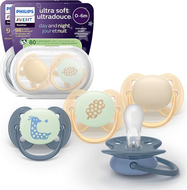 Thumbnail 6 de Philips Avent sucettes ultra-douces SCF091/52