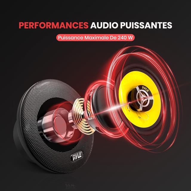 Thumbnail 1 de Pyle 16,5 cm Haut-parleurs voiture 🔊