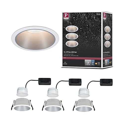 Detalle de Paulmann 93410 Luminaria empotrable LED 3×6,5 W