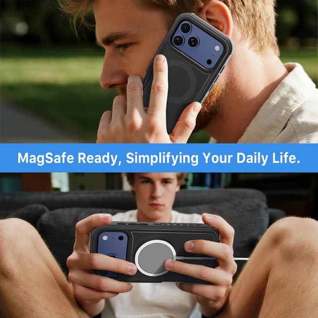 Thumbnail 6 de M MYBAT PRO for iPhone 17 Pro Max Rugged Magnetic Case (Black) with Magsafe Compatibility