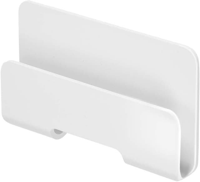 Detalle 2 de Zerone Wall Mount Phone Holder – no-drill adhesive mobile stand and space-saving charging station