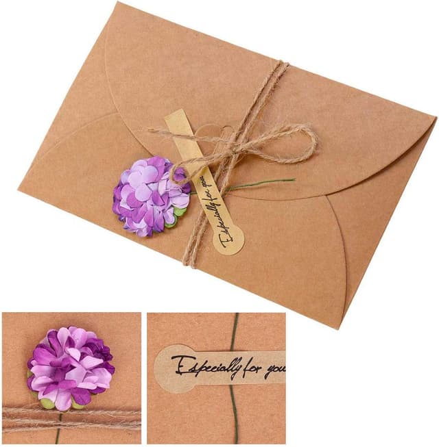 Thumbnail 6 de SLOSH 10 Biglietti di Auguri con Fiori Secchi 10pz