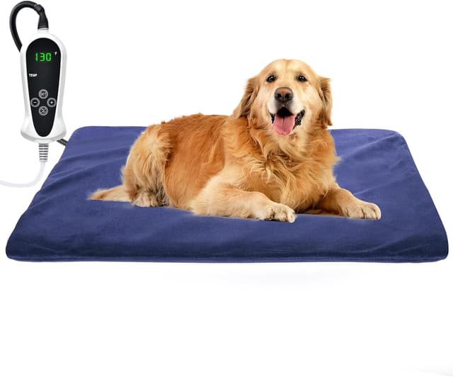 Detalle de RIOGOO Tappetino riscaldante 81x50cm per animali 🐾