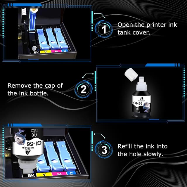 Thumbnail 5 de DOUBLE D GI-56 Tinte Ersatz für Canon GI-56