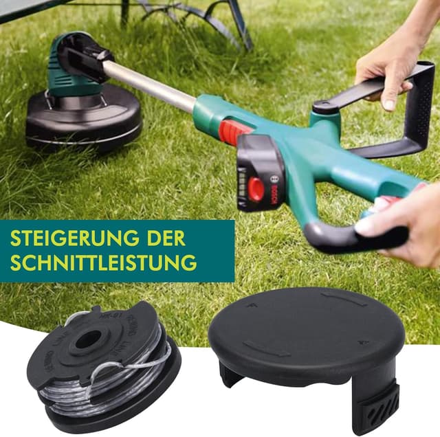 Detalle de Eyoloty Fadenspule F016800351 für Bosch AdvancedGrassCut (ART 24/27/30/30-36 LI)