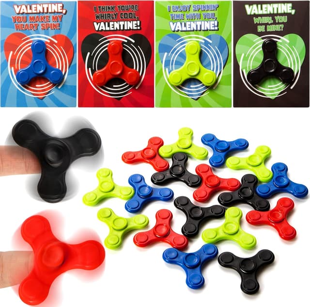 Imagen de JOYIN 28 Pack Valentine Spinners 28 cards en OfertitasTOP