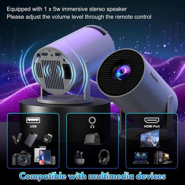 Detalle 2 de AGIMA X1 Mini Beamer