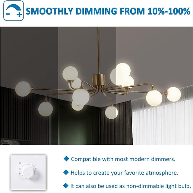 Detalle de SCNNC G9 Halogenlampe 33 W, 230 V, 2700 K (warmweiß) – dimmbar, 12er-Set