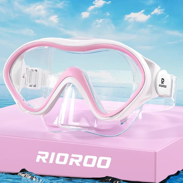 Imagen de RIOROO Kinder-Taucherbrille mit 180° Panorama en OfertitasTOP