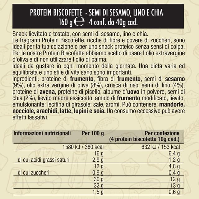 Thumbnail 1 de EatPro Fette biscottate proteiche 4 porzioni 40g 🍞