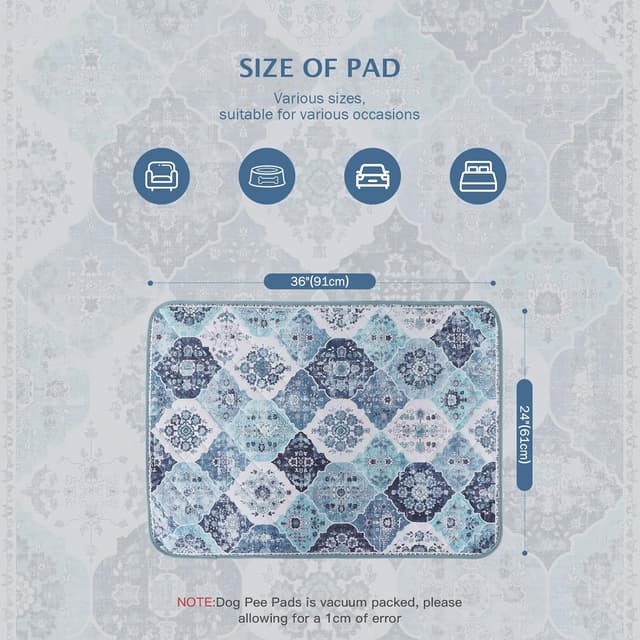 Thumbnail 6 de IEUUMLER EU011 Empapadores para perros 91x61 cm