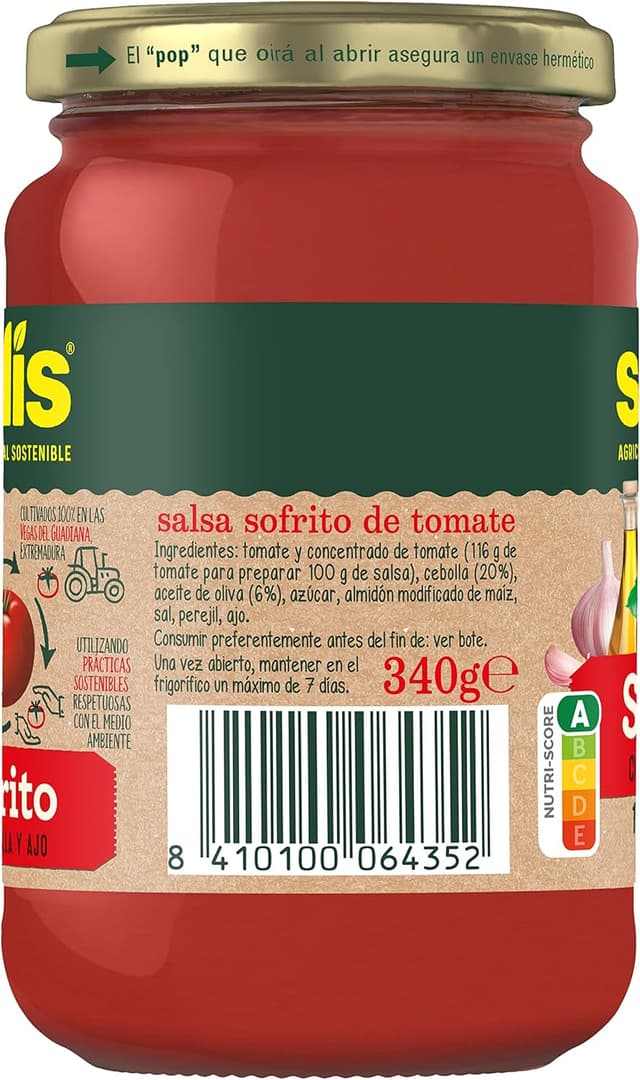 Thumbnail 4 de SOLIS Sofrito Casero en Frascos Cristal 🍅 Pack 12x340g Sin Gluten