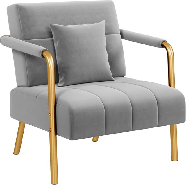 Detalle de Yaheetech Divano Imbottito con Braccioli 75,5×72,5 cm