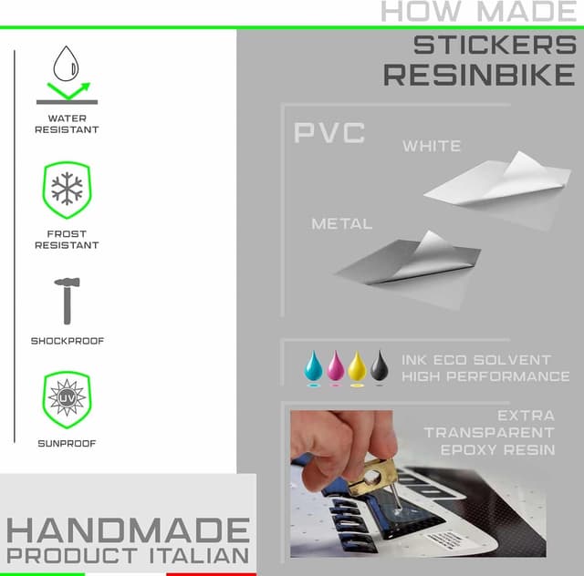 Thumbnail 5 de Resin Bike 3D Stickers for Honda SH 125/150