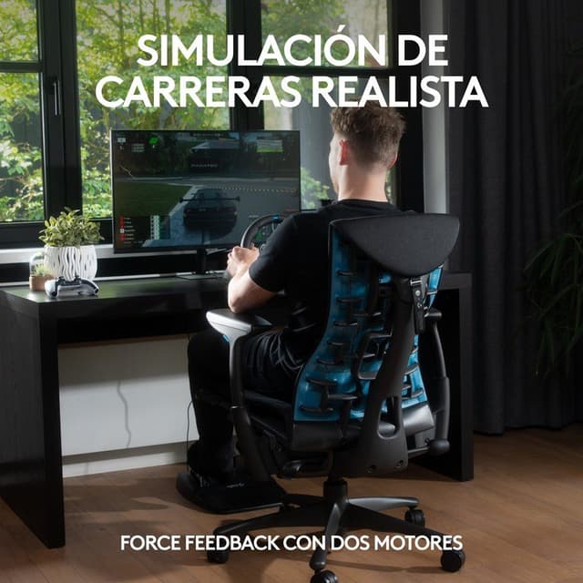 Detalle de Logitech G29 Driving Force volante compatible PS5/PS4/PC