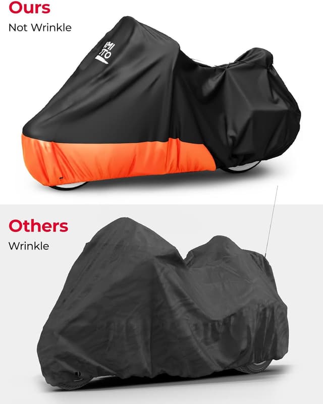 Detalle de KEMIMOTO 420D motorcycle cover 2000 mmH2O