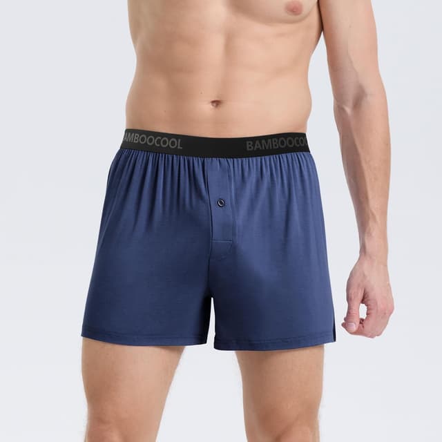 Detalle 2 de BAMBOO COOL Mens Boxer Shorts 3-Pack 🩲