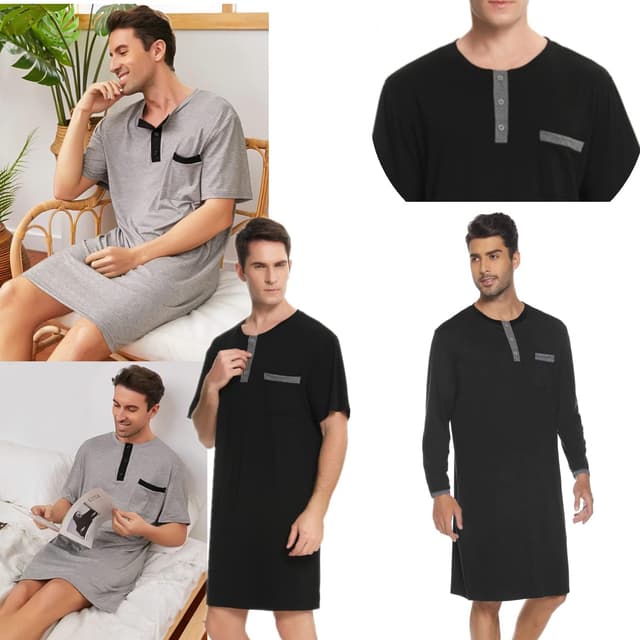 Thumbnail 3 de Yukiuiny Men’s Cotton Pyjama Top