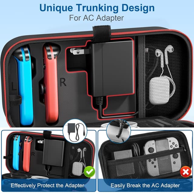 Thumbnail 2 de Fenolical Tasche Nintendo Switch OLED 20 Spiele