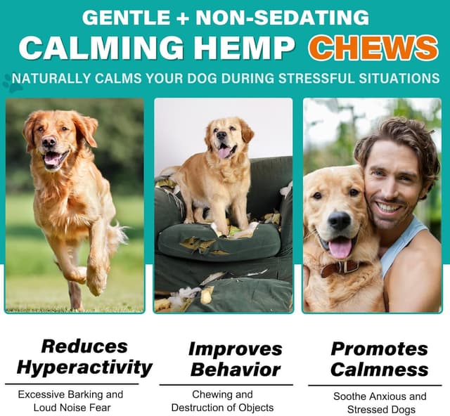 Thumbnail 3 de YaqvYoNg Calming Chews 60 for Dogs