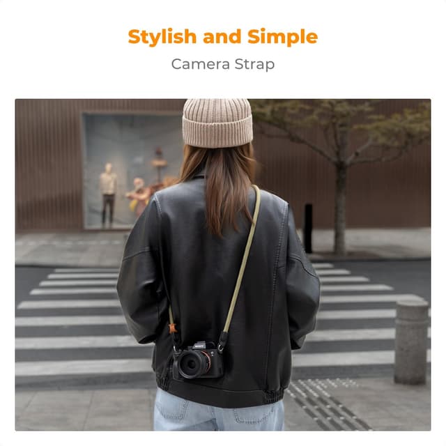 Detalle 2 de K&F CONCEPT Tracolla per fotocamera 100 cm