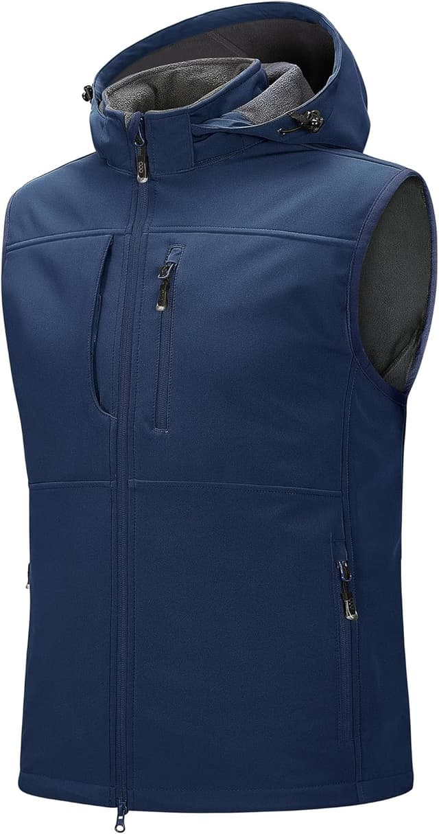 Thumbnail 6 de 33,000ft Weste Herren Outdoor Softshell Jacke mit Kapuze