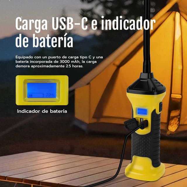 Thumbnail 5 de Mcbazel Lámpara de Trabajo LED recargable 3000 mAh