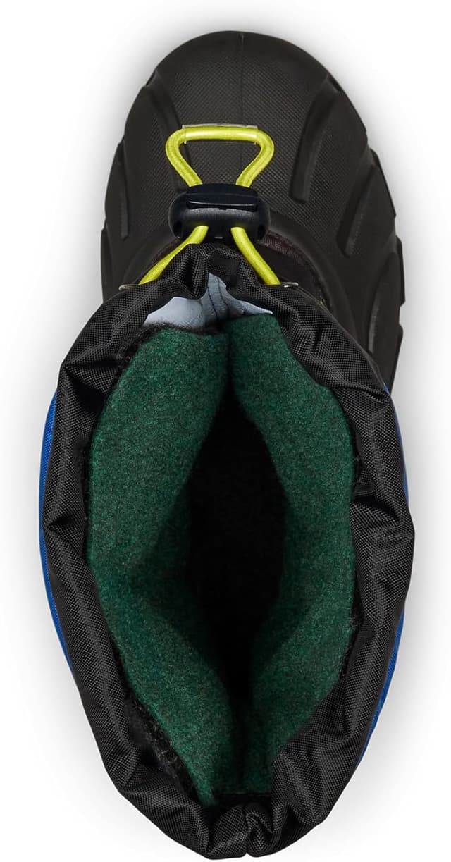 Detalle de Sorel Children’s Flurry kids’ winter boots (waterproof) – Black Super Blue