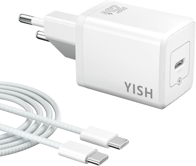 Detalle de YISH 25W Cargador USB-C 25W