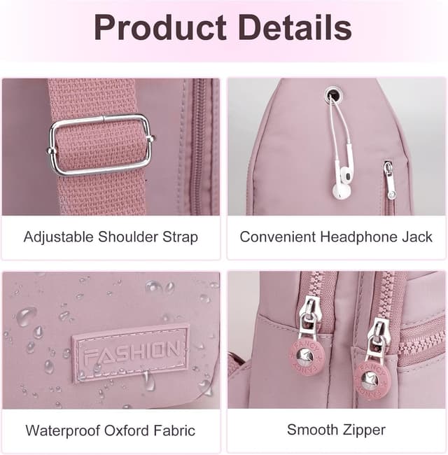 Detalle 2 de Aucuu Zaino monospalla 30×17×11 cm