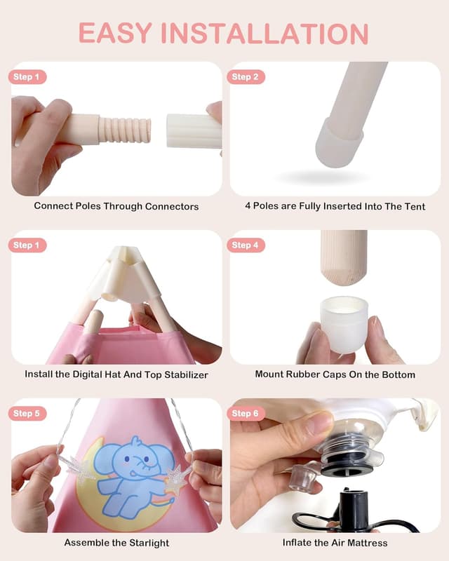 Thumbnail 6 de Heypappy Tipi Infantil con colchón 186 cm