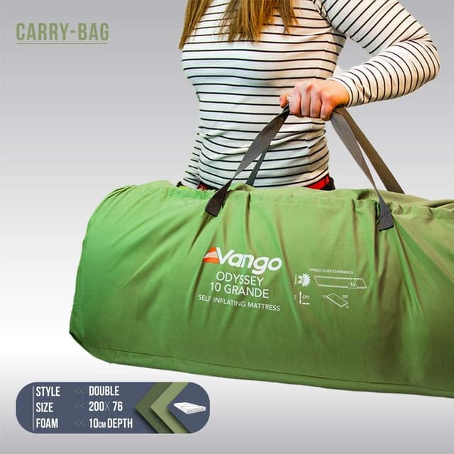 Thumbnail 4 de Vango Odyssey double camping mat 10cm