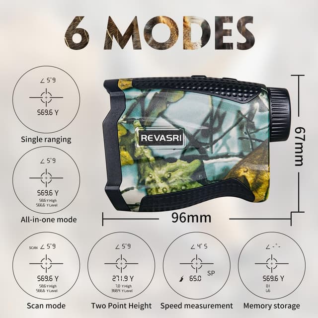 Thumbnail 5 de REVASRI 1200Y/M telémetro 8x, alcance 1200 yd