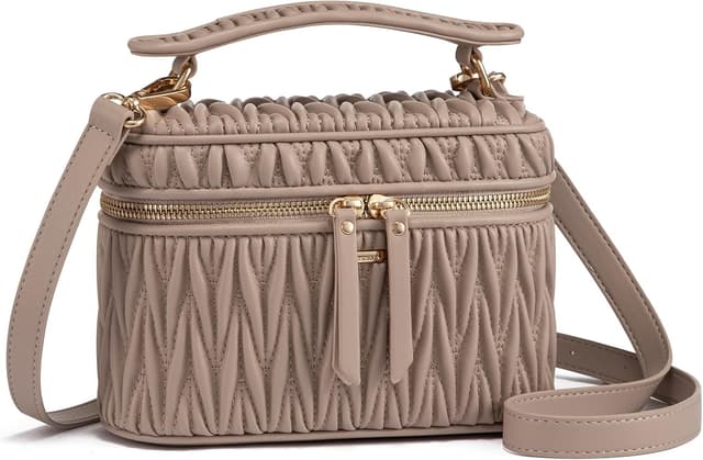 Imagen de LOVEVOOK Umhängetasche Damen Khaki 21×9,5×15,5 cm en OfertitasTOP