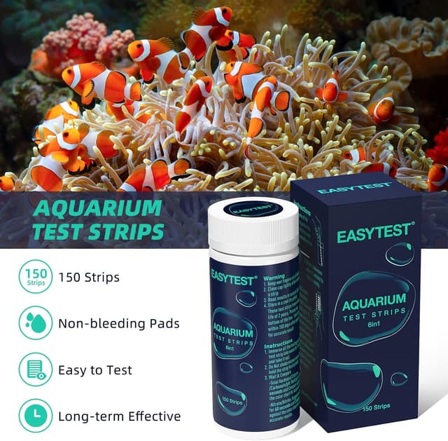 Thumbnail 3 de EASYTEST 6 in 1 Aquarium Test Strips 150 pack