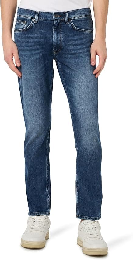 Detalle de GANT Vaqueros Slim Dark Blue Worn in 40W x 36L