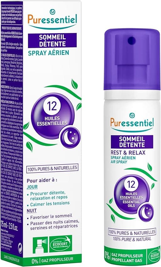 Imagen de Puressentiel Sueño Spray Aéreo 12 Aceites Esenciales 75 ml 🌙 en OfertitasTOP