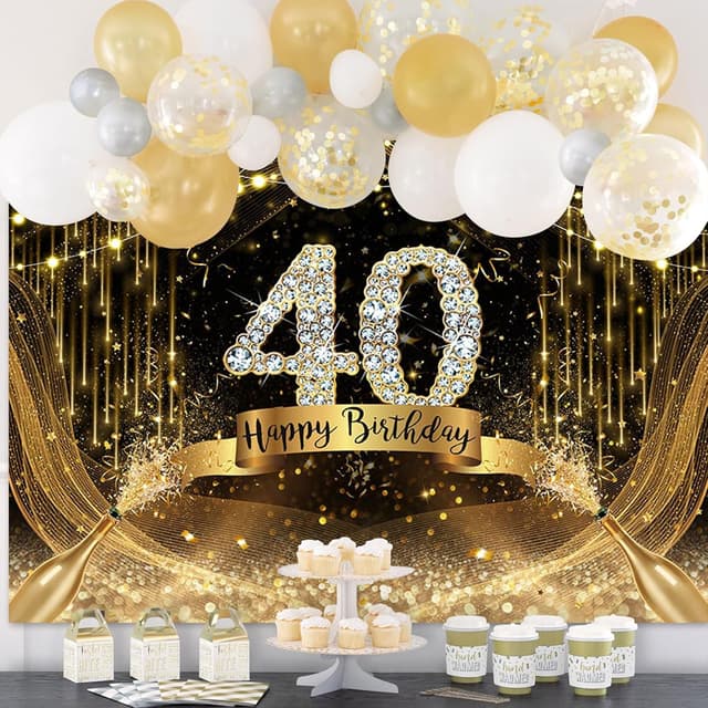 Thumbnail 3 de APROPHIC 40. Geburtstagbanner 210x150cm 🎉