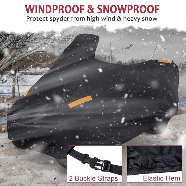 Detalle de StarknightMT Spyder Full Cover (Waterproof) for Can-Am Spyder RT/RT Limited 2010–2019