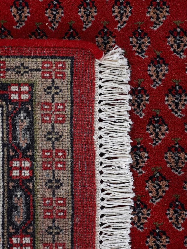 Thumbnail 5 de CarpetFine Mir Alfombra de Lana Roja 300x400 cm 🛋