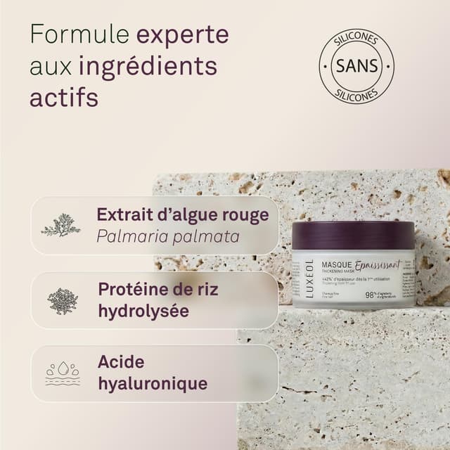 Thumbnail 4 de LUXEOL Masque Cheveux Épaississant 200 ml