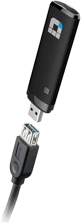 Detalle de D-Link DWA-182 Wireless AC USB Adapter (AC1300, MU-MIMO, dual band) for Windows, Mac & Linux