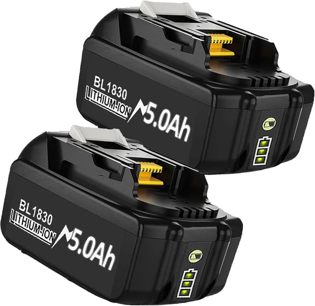 Detalle de Bonadget 2x 18V 5.0Ah Li-ion Replacement Batteries for Makita 18V LXT