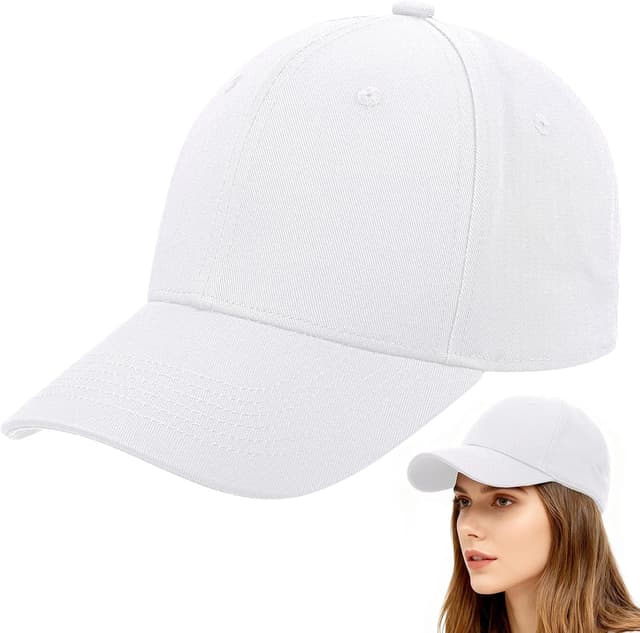 Detalle de GWHOLE unisex adjustable baseball cap in classic cotton (56–58 cm)