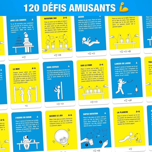 Detalle de Super Skills – Jeu de société adulte, ado et enfant (dès 8 ans) : 120 défis en version française