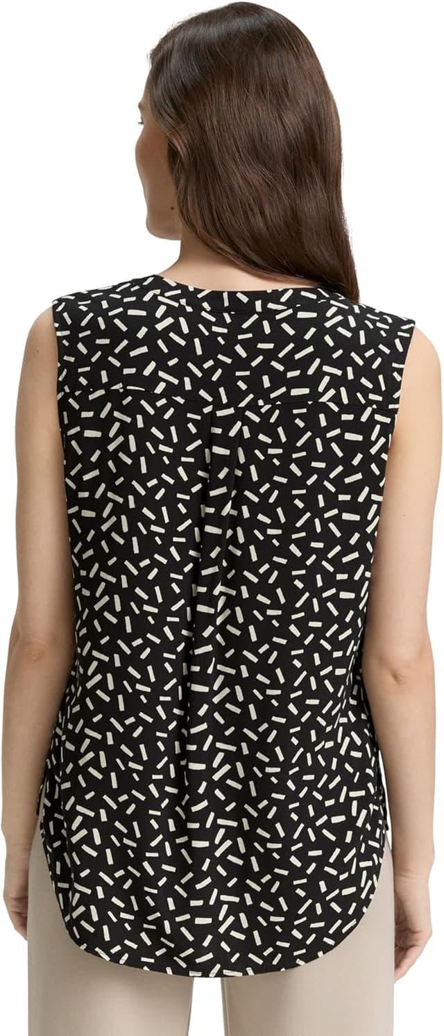 Detalle de TOM TAILOR Camicia da donna senza maniche: comfort e vestibilità ottimale